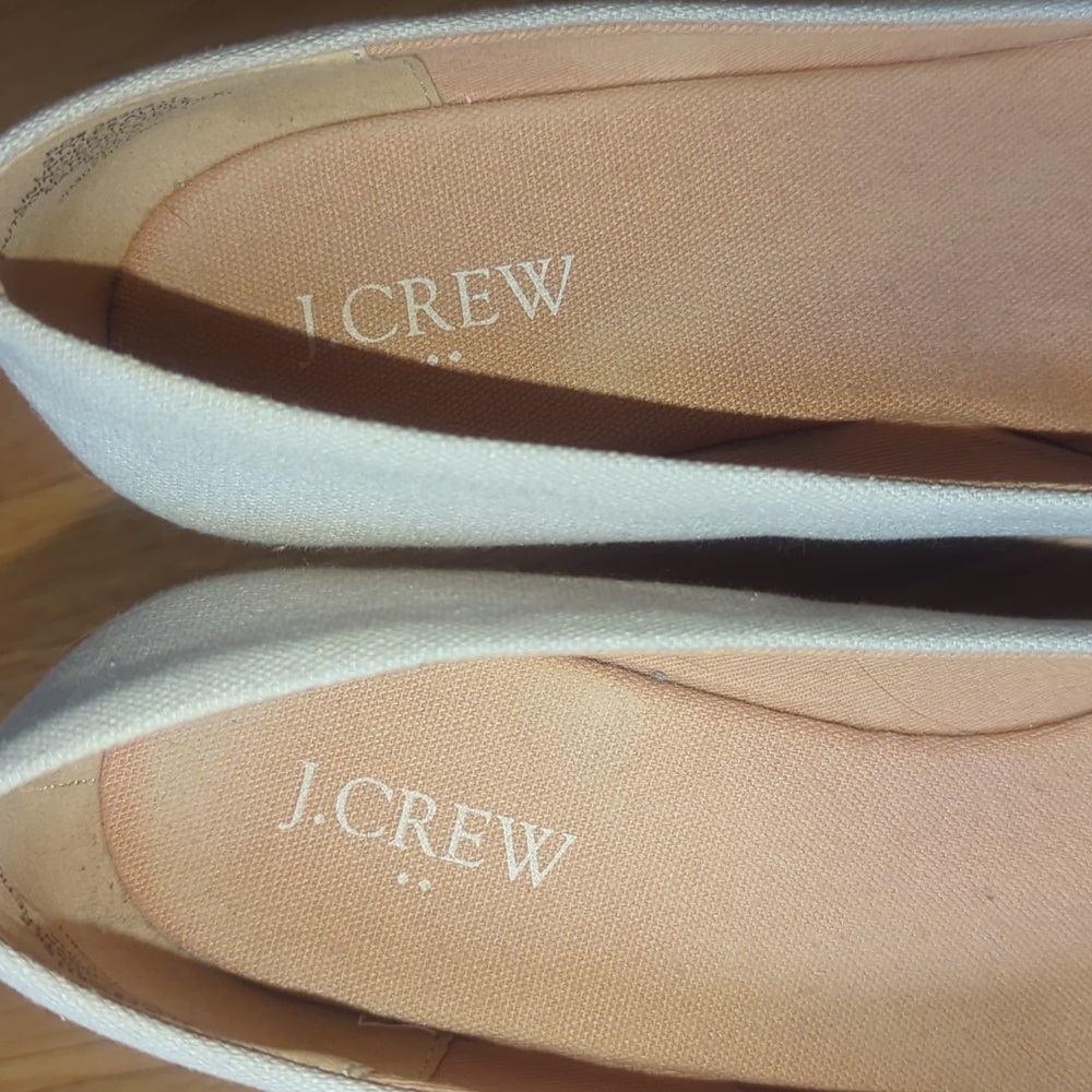 JCrew Canvas Wedge Espadrilles - Picture 8 of 9